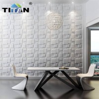 Modern Wall Art Decor Styrofoam 3d Effect Pvc Decorative Stone Wall Panel Moulding For Home